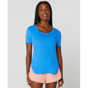 CAMISA ALTO GIRO ETERNA GOLA REDONDA ALONGADA FEMININA