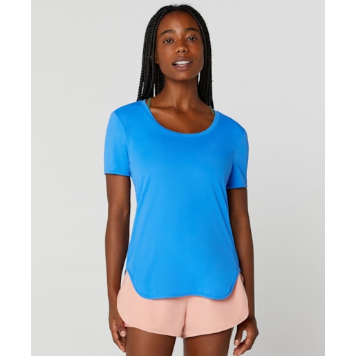 CAMISA ALTO GIRO ETERNA GOLA REDONDA ALONGADA FEMININA