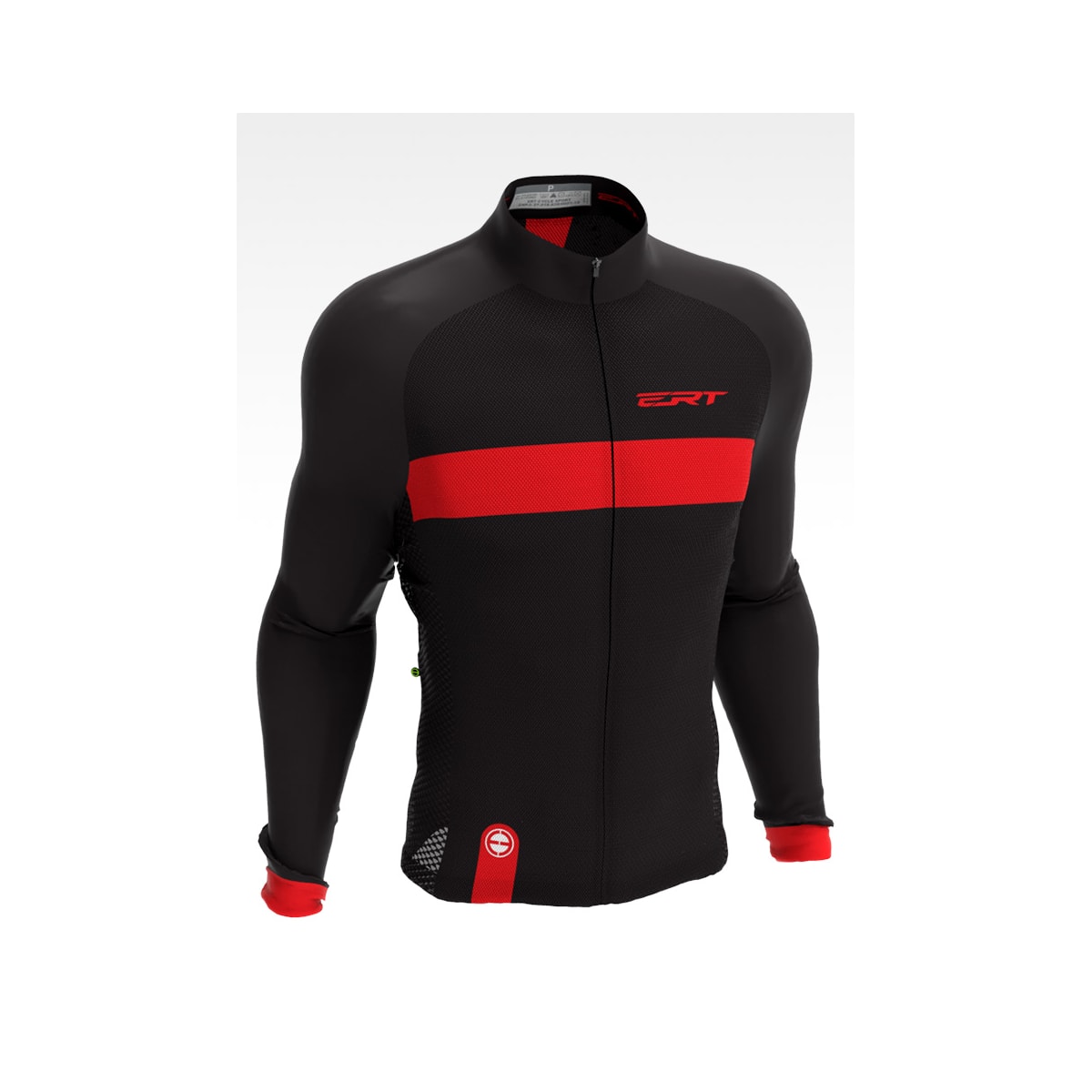 CAMISA CICLISMO ERT CLASSIC STRIP MANGA LONGA