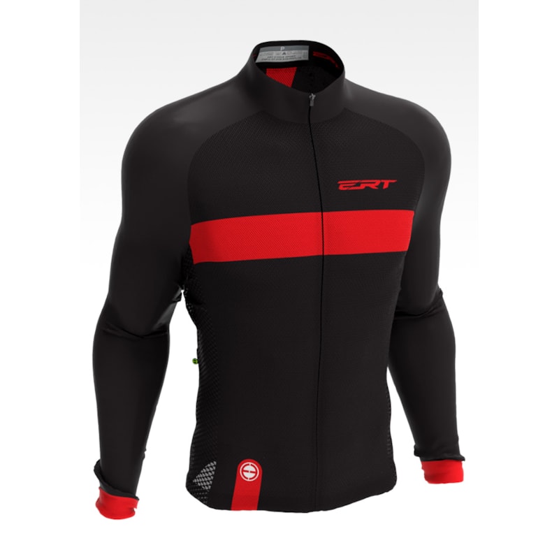 CAMISA CICLISMO ERT CLASSIC STRIP MANGA LONGA