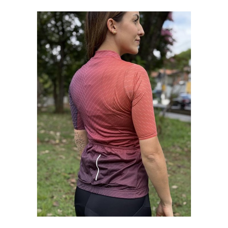 CAMISA CICLISMO FEMININA YURI BRONZE GOLD