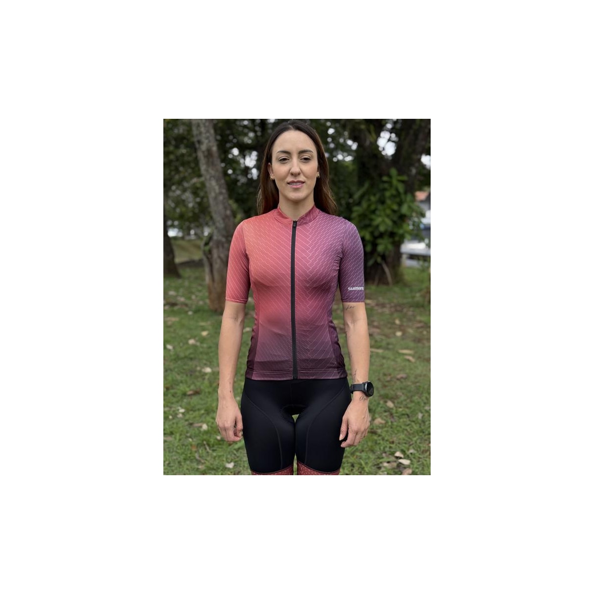 CAMISA CICLISMO FEMININA YURI BRONZE GOLD