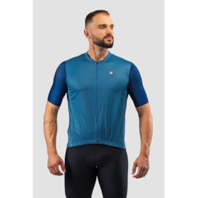 CAMISA CICLISMO FREE FORCE CLASSIC LAKE MASCULINA