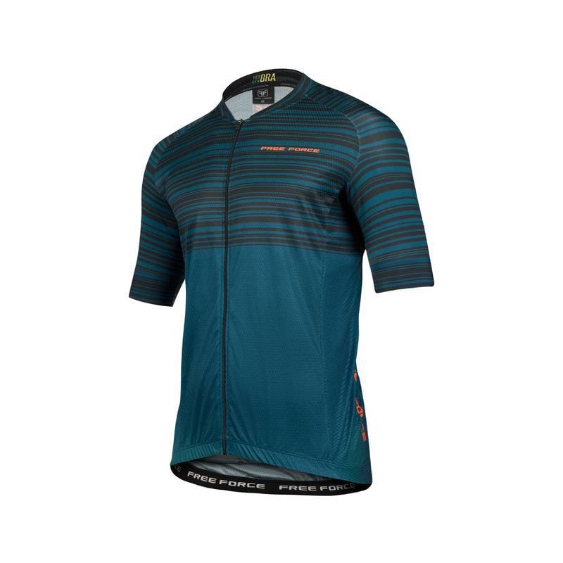 CAMISA CICLISMO FREE FORCE SPORT AZURE MASC