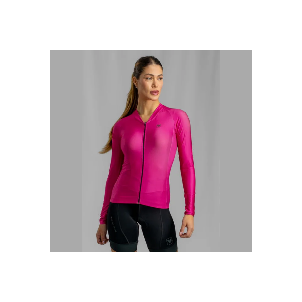 CAMISA CICLISMO FREE FORCE TRAINING MANGA LONGA CANDY FEMININA