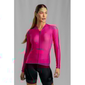 CAMISA CICLISMO FREE FORCE TRAINING MANGA LONGA CANDY FEMININA