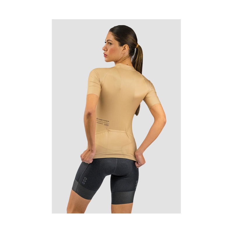 CAMISA CICLISMO FREE FORCE TRAINING SAND FEMININA