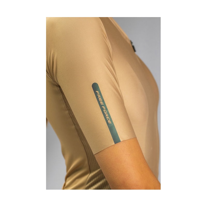 CAMISA CICLISMO FREE FORCE TRAINING SAND FEMININA