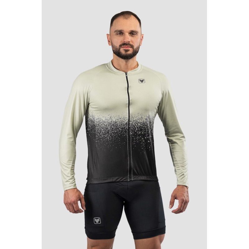 CAMISA CICLISMO MANGA LONGA FREE FORCE BASIC DIRTY