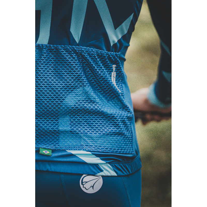 CAMISA CICLISMO MANGA LONGA MAURO RIBEIRO IDENTITE MASCULINA