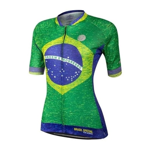 CAMISA CICLISMO MAURO RIBEIRO BRASIL SPECIAL FEM