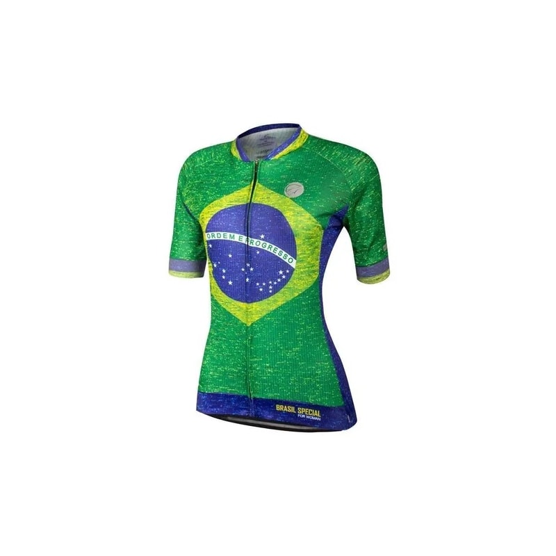 CAMISA CICLISMO MAURO RIBEIRO BRASIL SPECIAL FEM