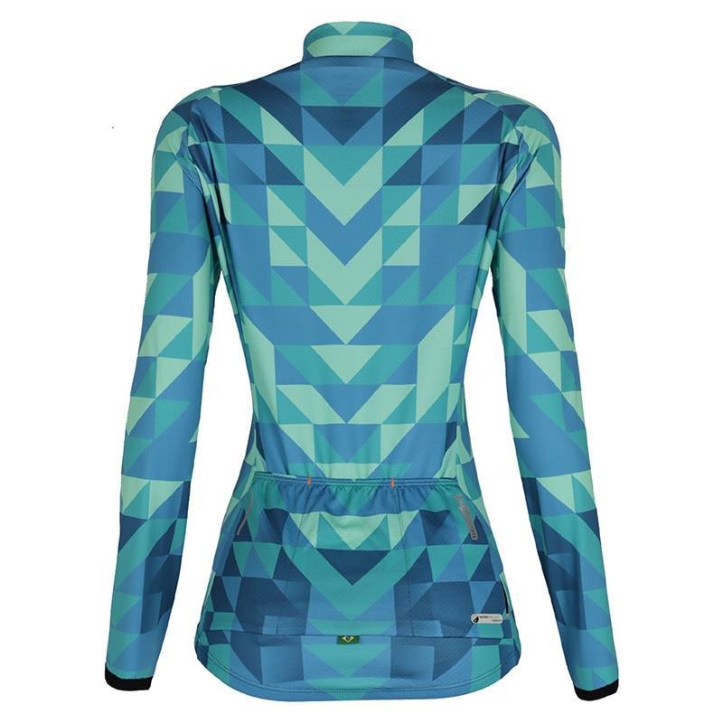 CAMISA CICLISMO MAURO RIBEIRO SYMMETRICAL ML FEM