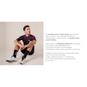 CAMISA CICLISMO NOMAD RACING APEX MASCULINO