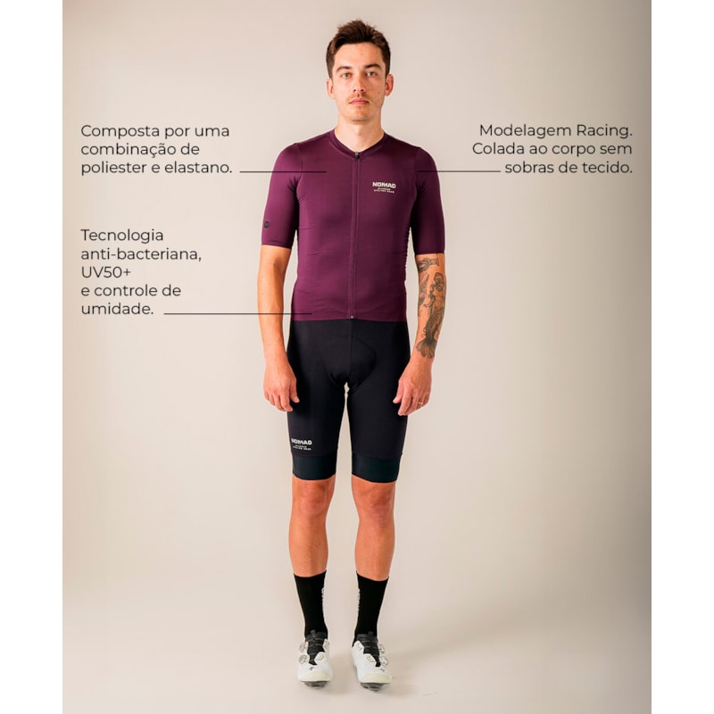 CAMISA CICLISMO NOMAD RACING APEX MASCULINO