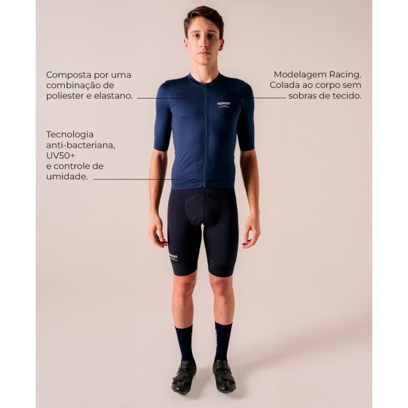CAMISA CICLISMO NOMAD RACING APEX MASCULINO