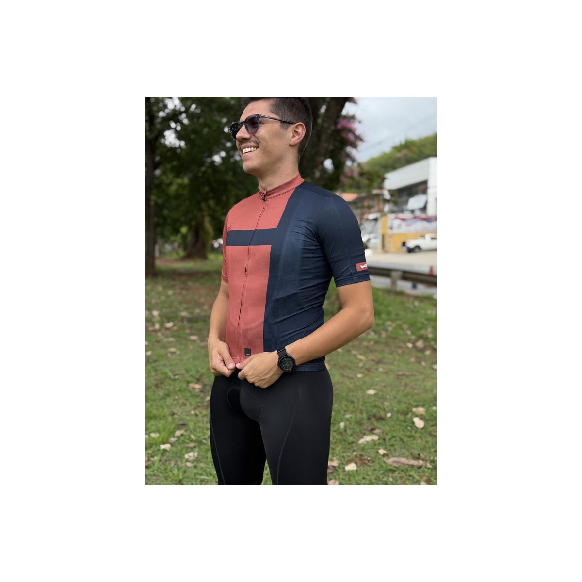 CAMISA CICLISMO SHIMANO AEROLITE   BRONZE MASCULINA