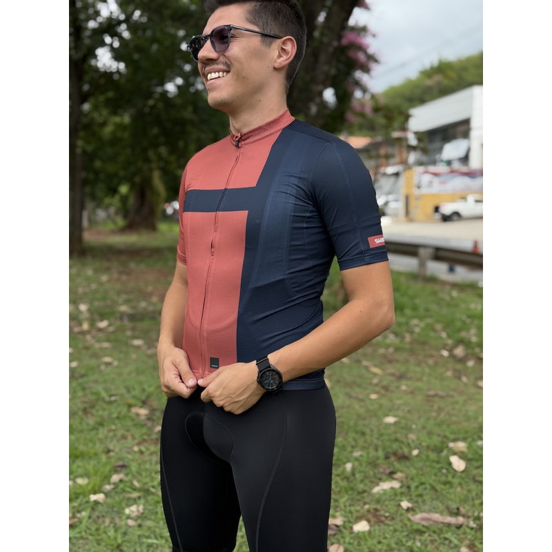 CAMISA CICLISMO SHIMANO AEROLITE   BRONZE MASCULINA