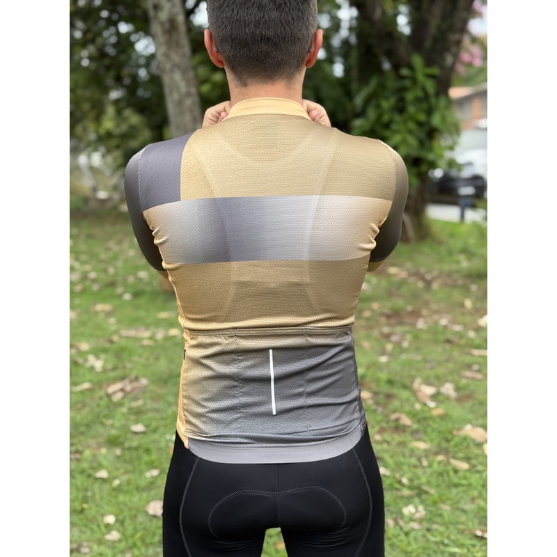 CAMISA CICLISMO SHIMANO BREAKAWAY DOURADO MASCULINO