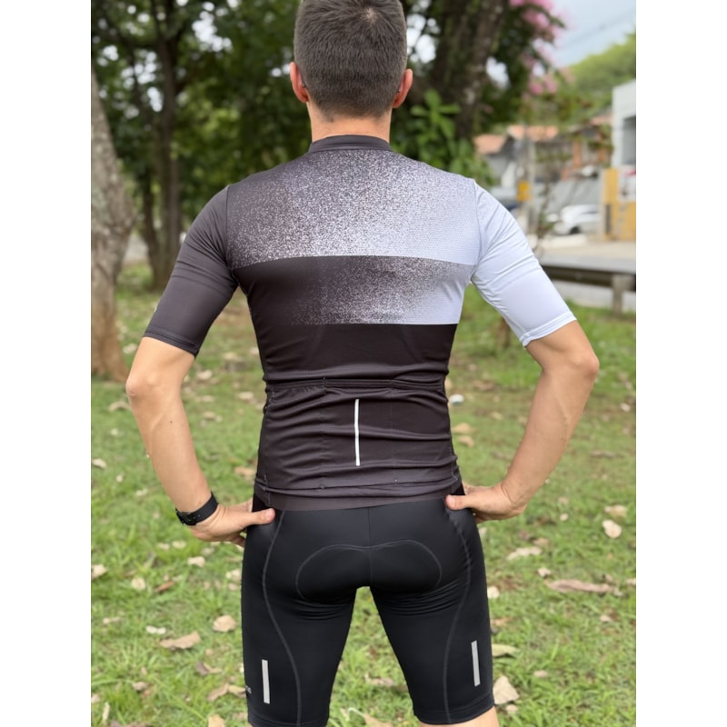 CAMISA CICLISMO SHIMANO BREAKAWAY PRETO MASCULINO