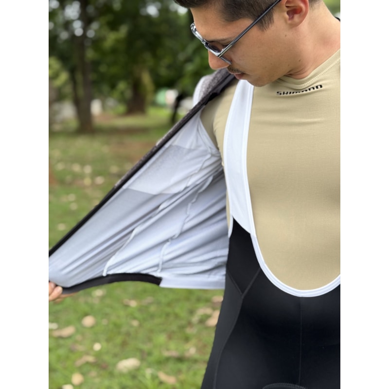 CAMISA CICLISMO SHIMANO BREAKAWAY PRETO MASCULINO