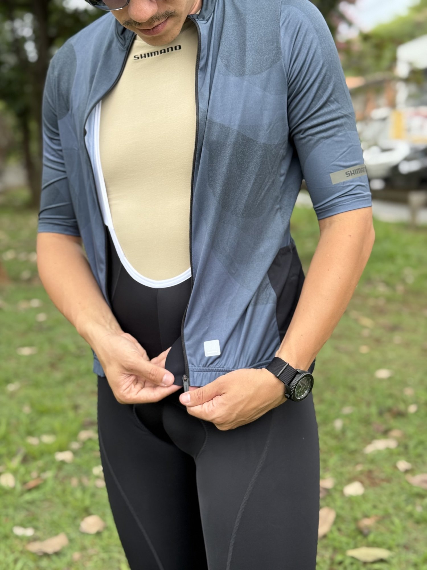 CAMISA CICLISMO SHIMANO S-PHYRE LEGGERA BRONZE GOLD MASCULINA