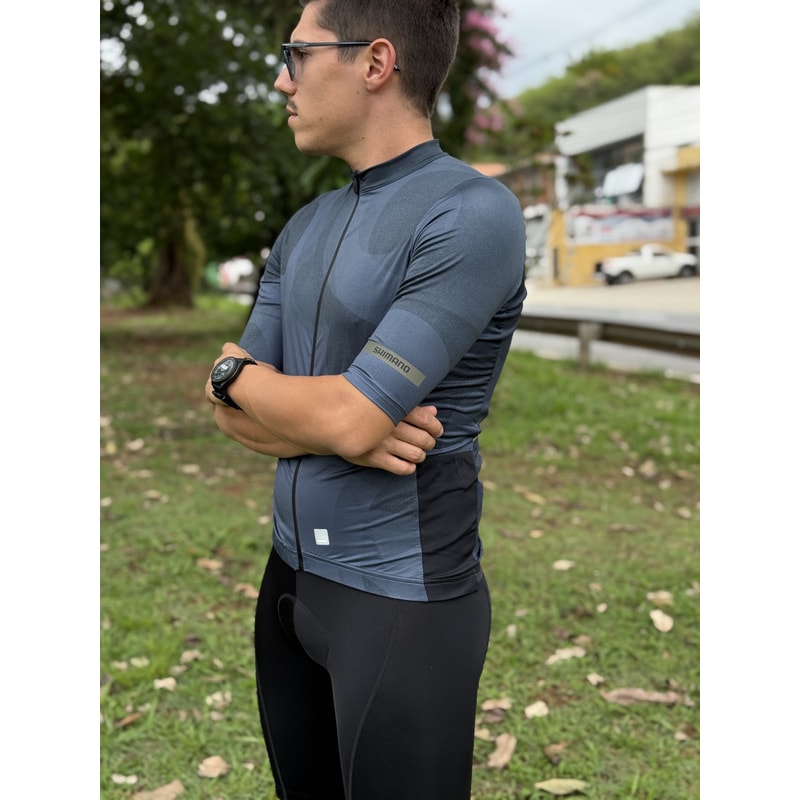 CAMISA CICLISMO SHIMANO EVOLVE MAR MASCULINA