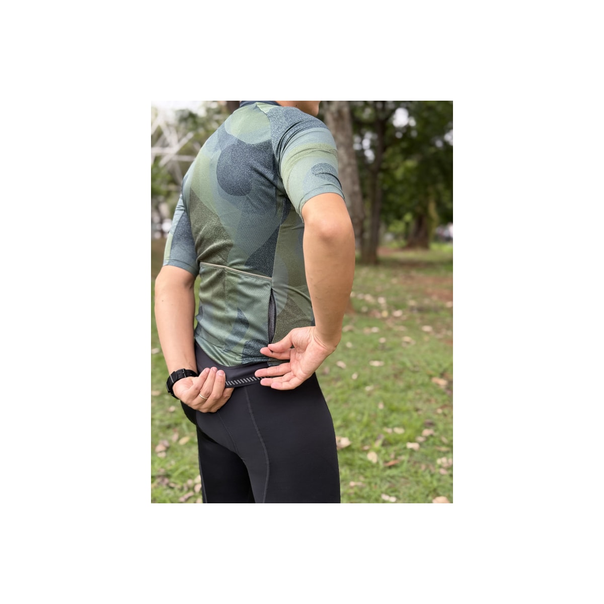 CAMISA CICLISMO SHIMANO EVOLVE MILITAR MASCULINO