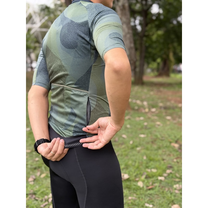 CAMISA CICLISMO SHIMANO EVOLVE MILITAR MASCULINO
