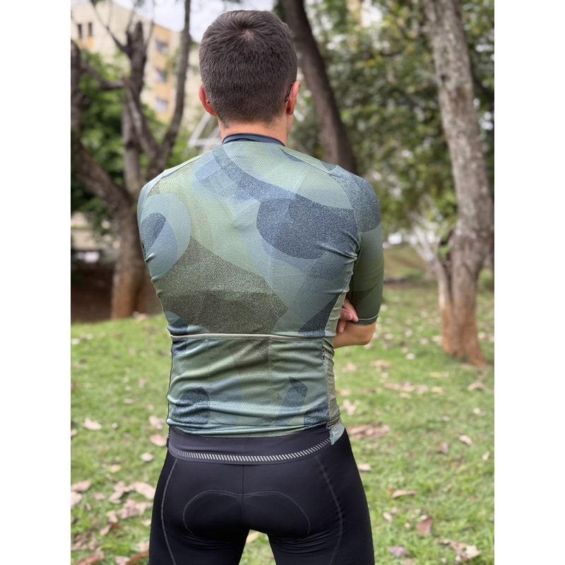 CAMISA CICLISMO SHIMANO EVOLVE MILITAR MASCULINO
