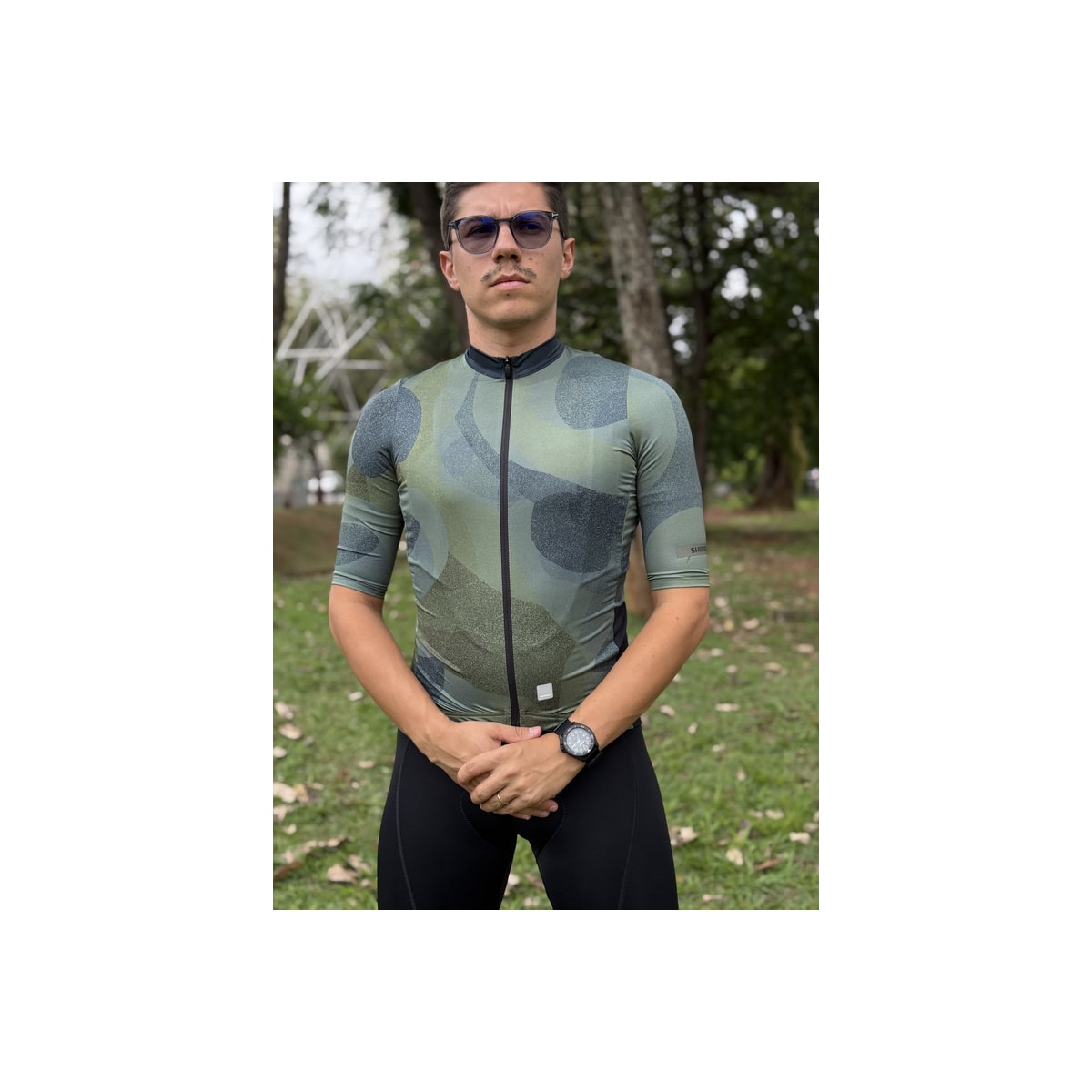 CAMISA CICLISMO SHIMANO EVOLVE MILITAR MASCULINO
