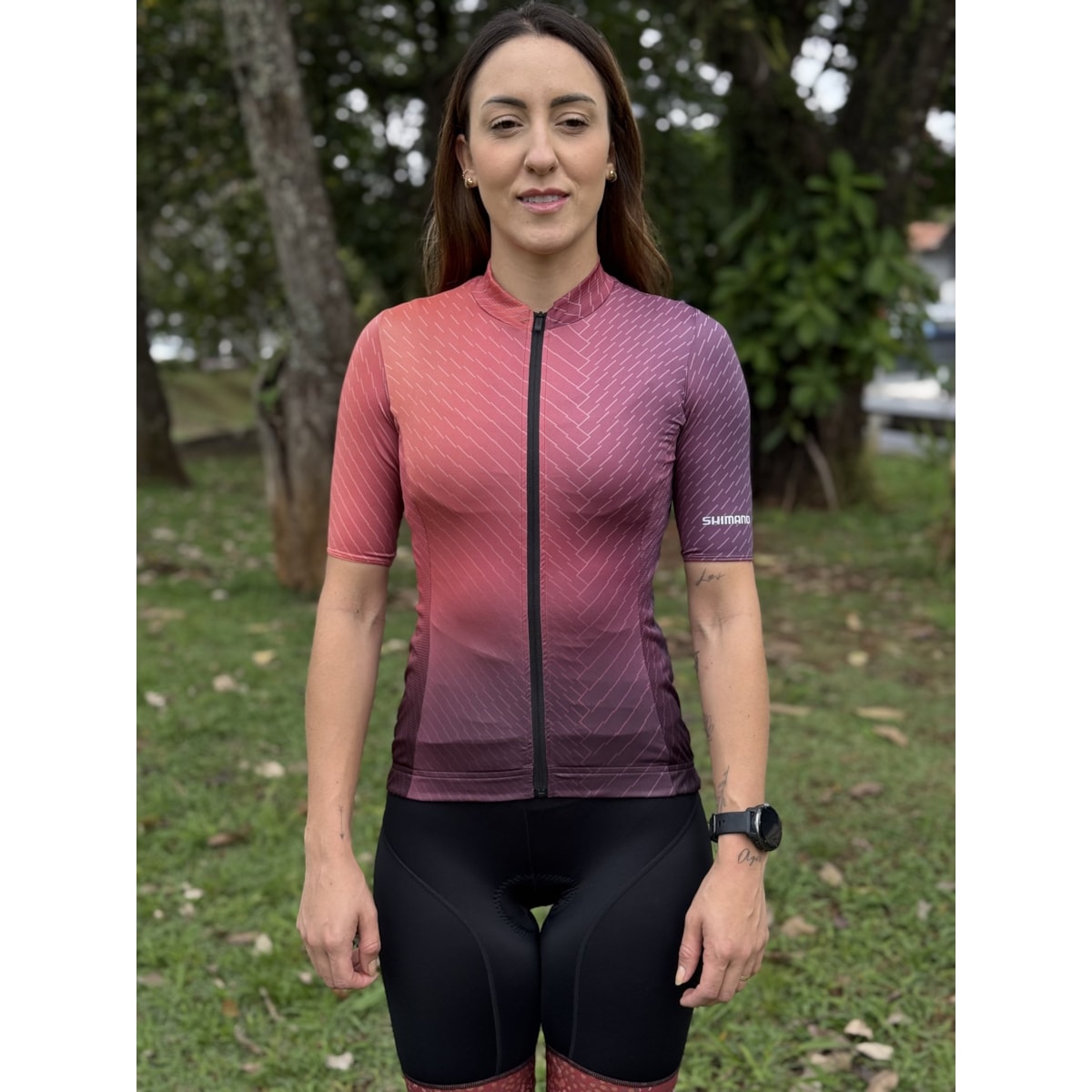 CAMISA CICLISMO SHIMANO FEMININA YURI BRONZE GOLD