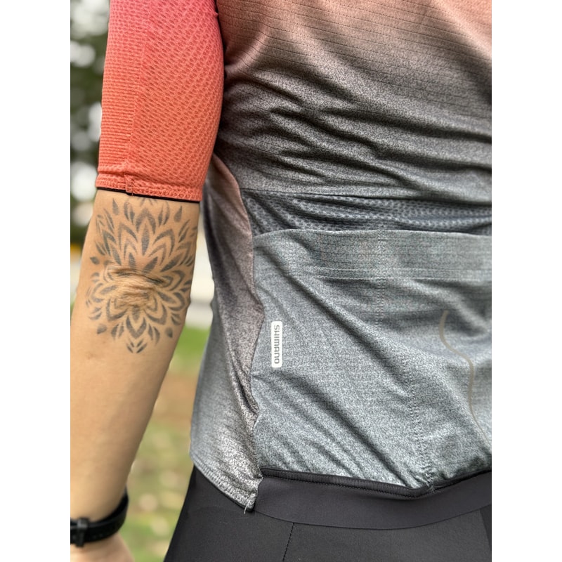 CAMISA CICLISMO SHIMANO LEGGERA ROSA FEMININO