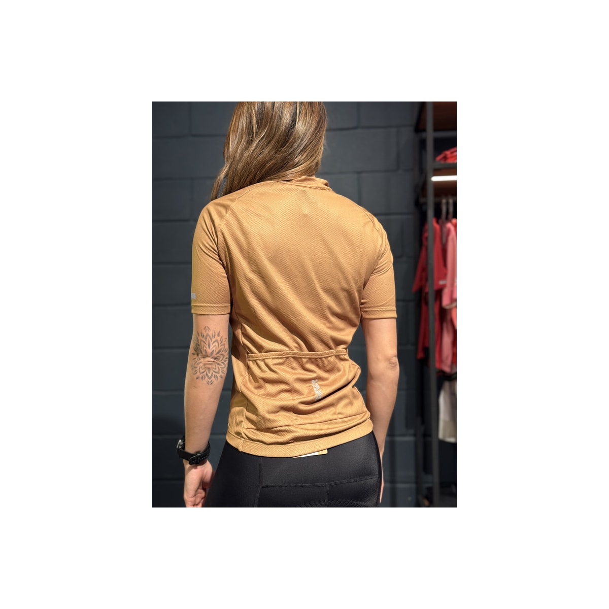 CAMISA CICLISMO SHIMANO LOGO AMARELO FEMININO