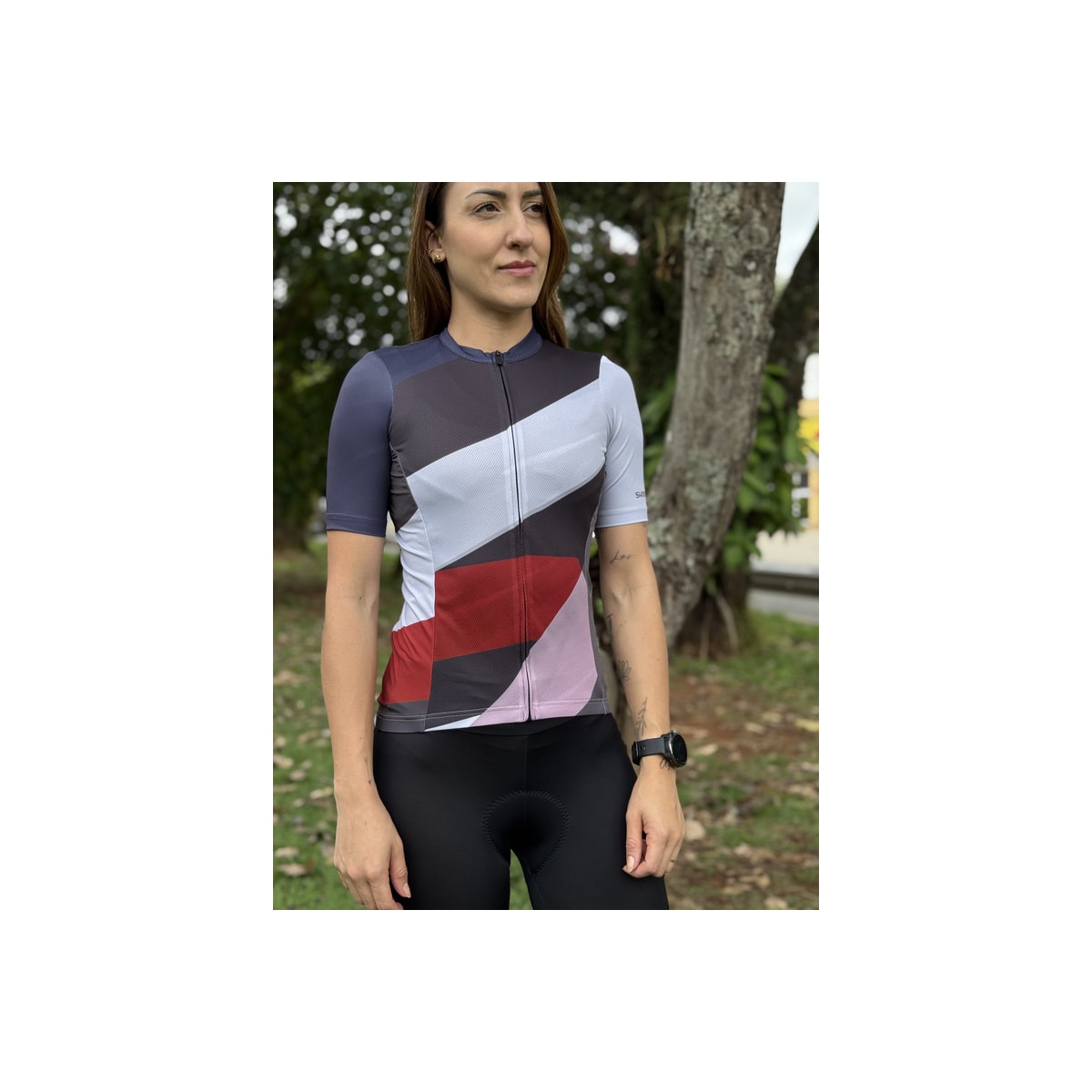 CAMISA CICLISMO SHIMANO MIZUKI CINZA FEMININO