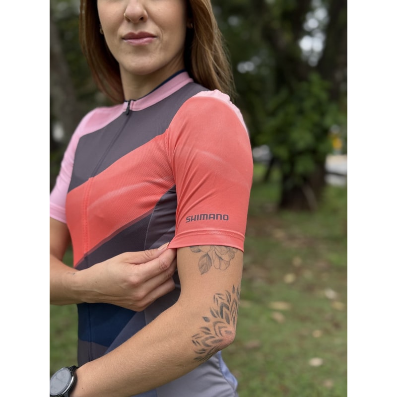 CAMISA CICLISMO SHIMANO MIZUKI ROSA FEMININO