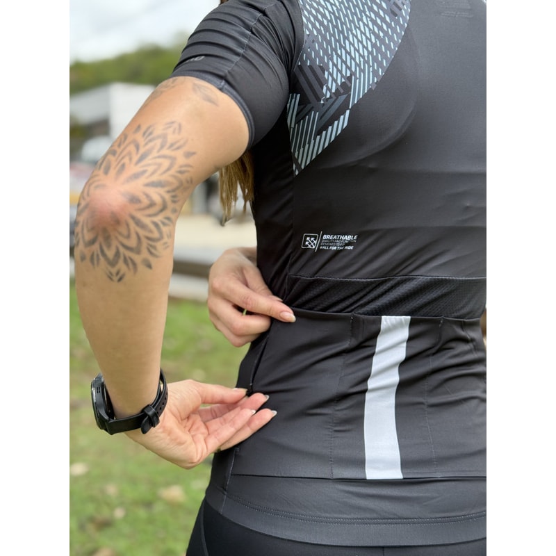 CAMISA CICLISMO SHIMANO SAGAMI AZUL FEMININO