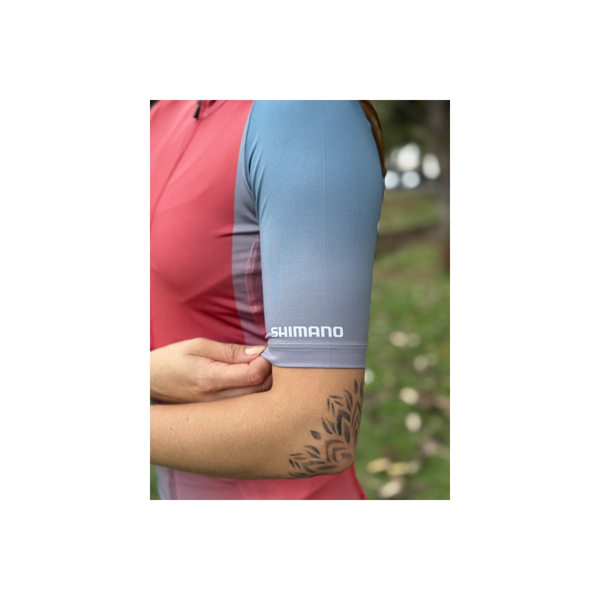 CAMISA CICLISMO SHIMANO SUMIRE ROSA/CINZA FEMININA