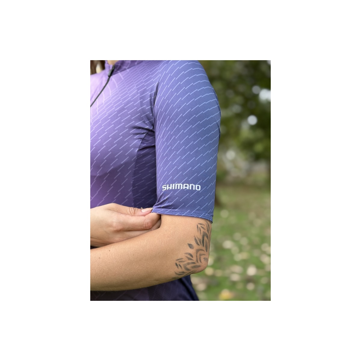 CAMISA CICLISMO SHIMANO YURI LILAS FEMININO