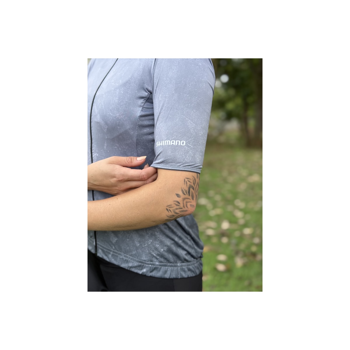 CAMISA CICLISMO SHIMANO YURI VERDE MUSGO FEMININA