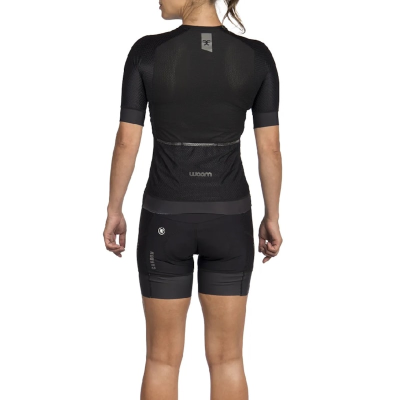 CAMISA CICLISMO WOOM CARBON BLACK LEGEND FEM 2022