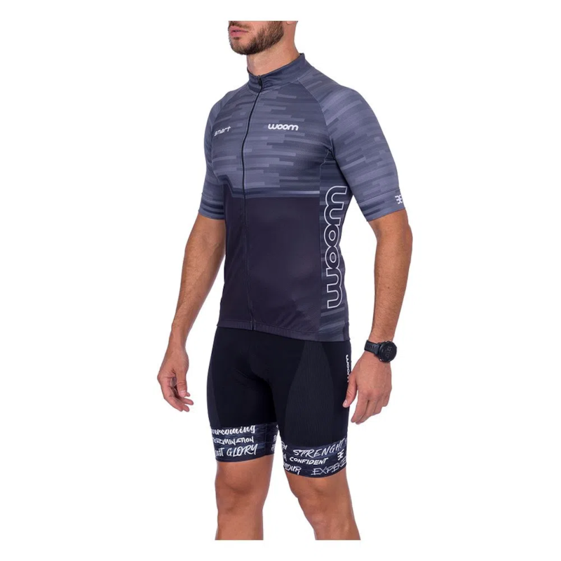 CAMISA CICLISMO WOOM SMART ASPHALT MASC 2021