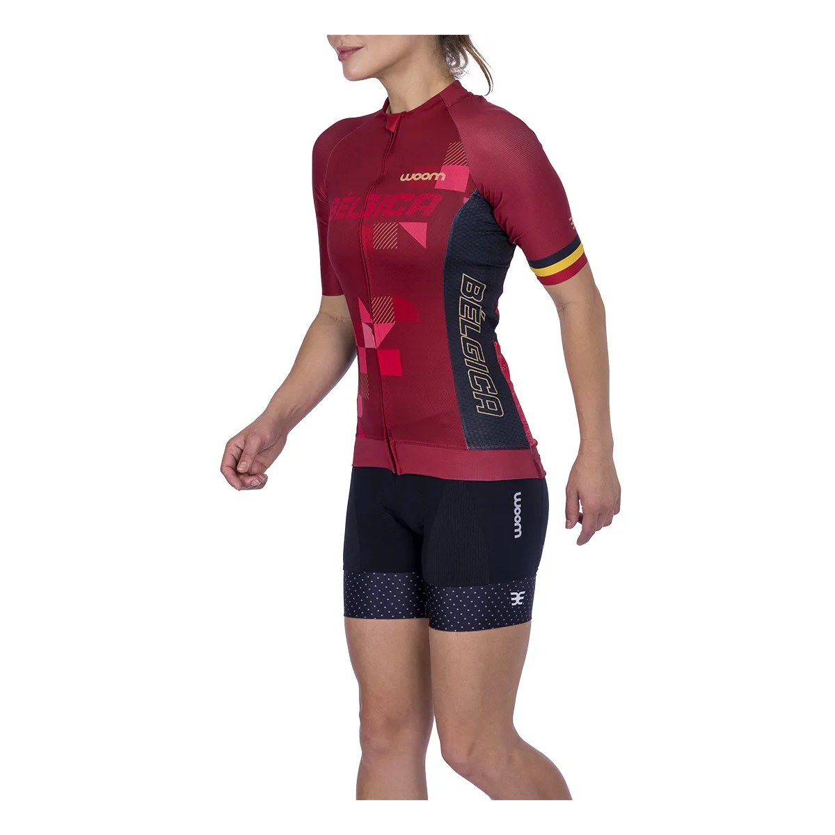CAMISA CICLISMO WOOM SUPREME BELGICA FEM 2021