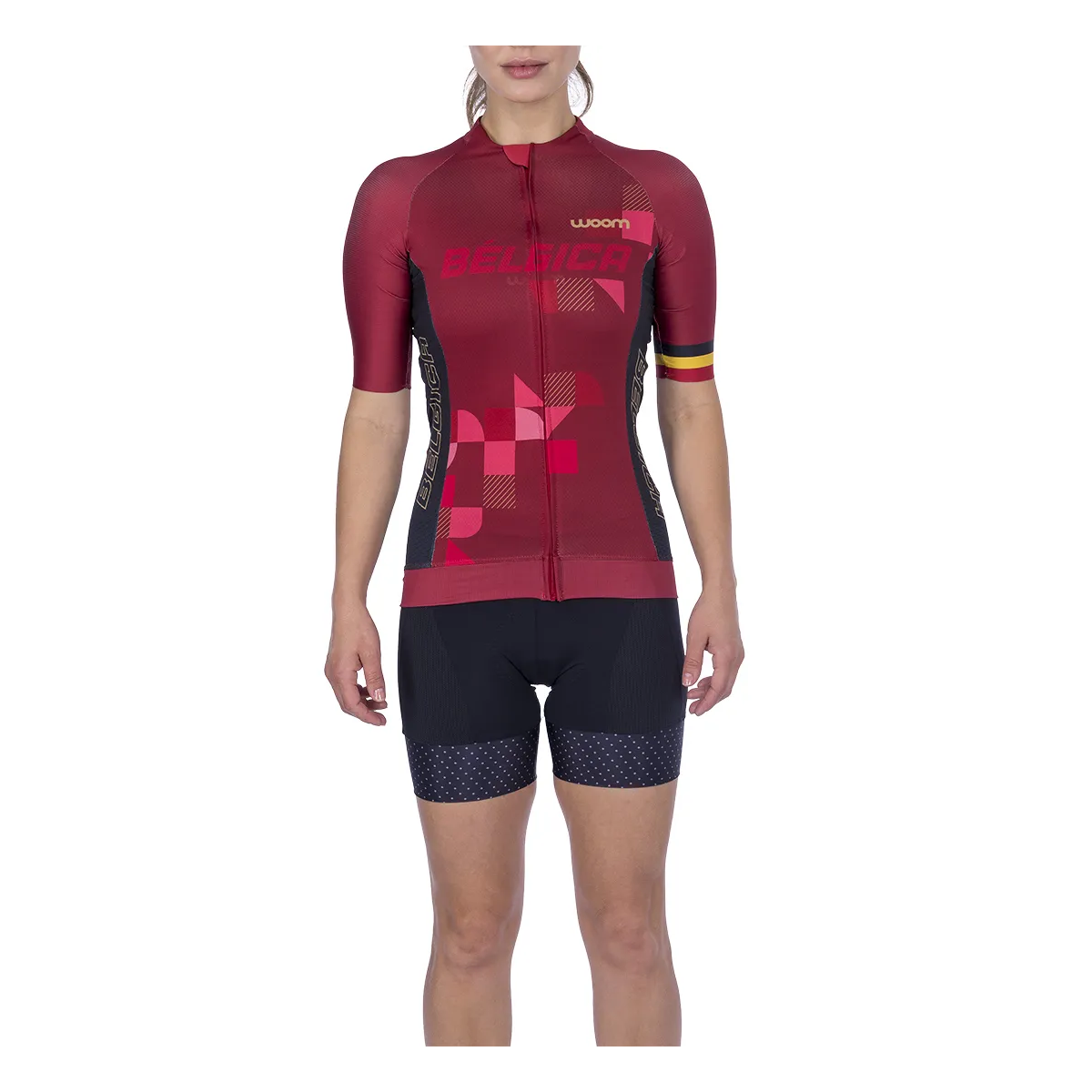CAMISA CICLISMO WOOM SUPREME BELGICA FEM 2021
