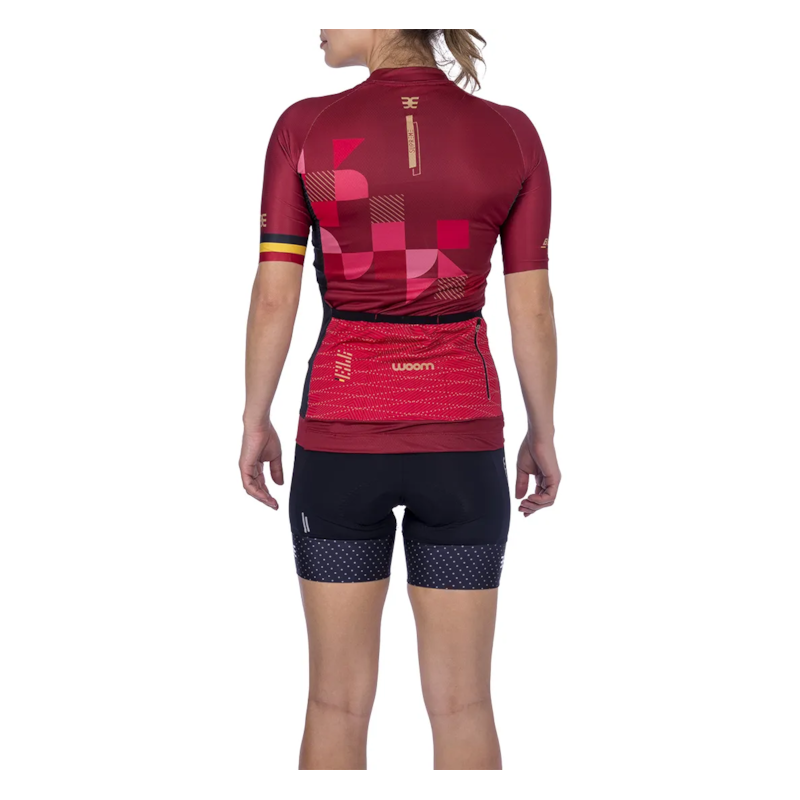 CAMISA CICLISMO WOOM SUPREME BELGICA FEM 2021