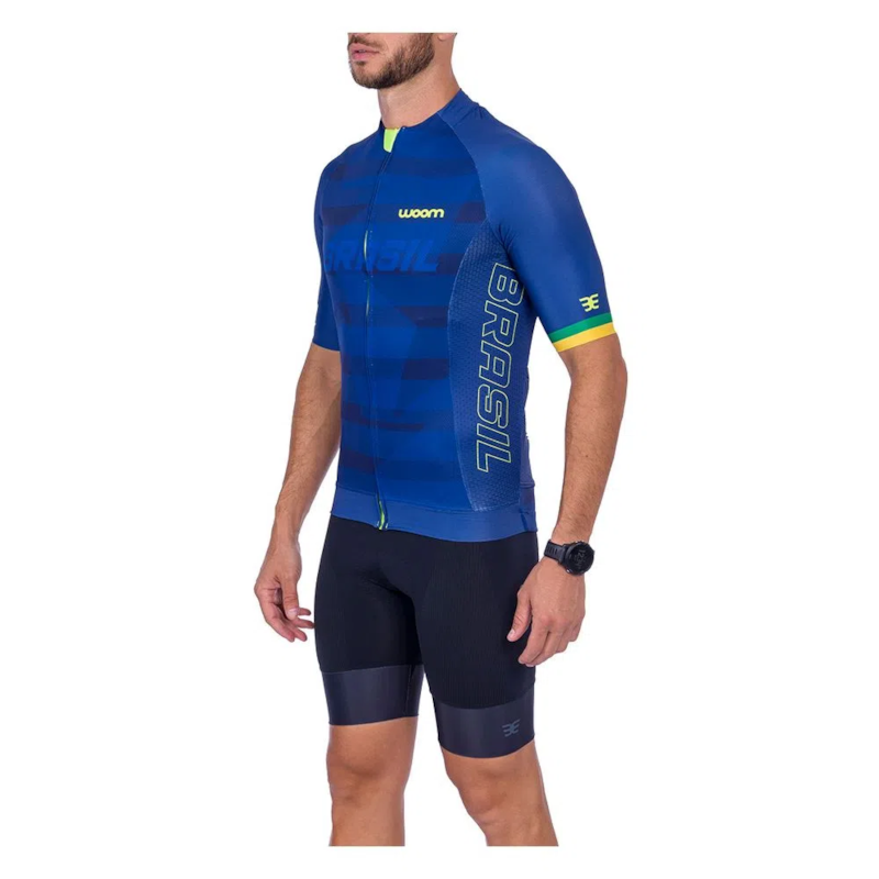 CAMISA CICLISMO WOOM SUPREME BRASIL MASC 2021