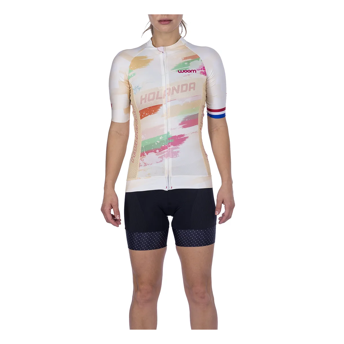 CAMISA CICLISMO WOOM SUPREME HOLANDA FEM 2021