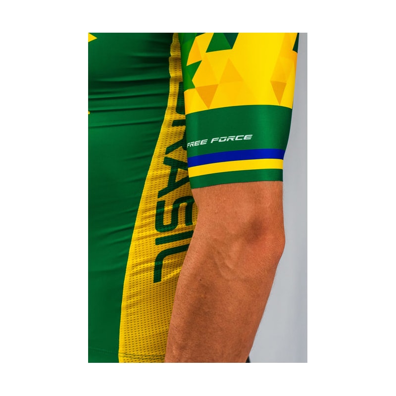 CAMISA DE CICLISMO FREE FORCE AERO BRASIL COLLECTION CBC