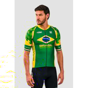 CAMISA DE CICLISMO FREE FORCE AERO BRASIL COLLECTION CBC