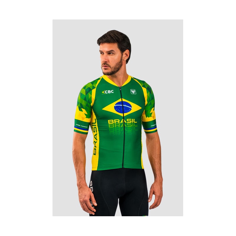 CAMISA DE CICLISMO FREE FORCE AERO BRASIL COLLECTION CBC